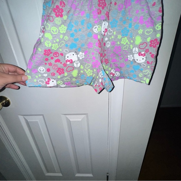 Hello Kitty Girls Romper L 10/12 Evy One Shoulder Colorful Sleeveless Sanrio - Picture 5 of 7